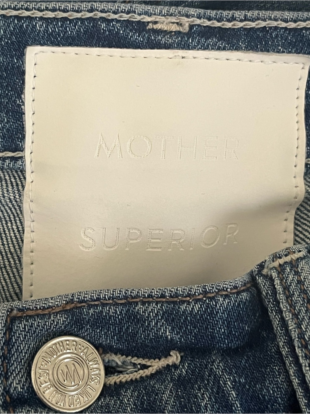Mother Superior High Waisted Rider Skimp Jeans, Cowboys Don't Cry Size 28 Casual - Picture 4 of 10
